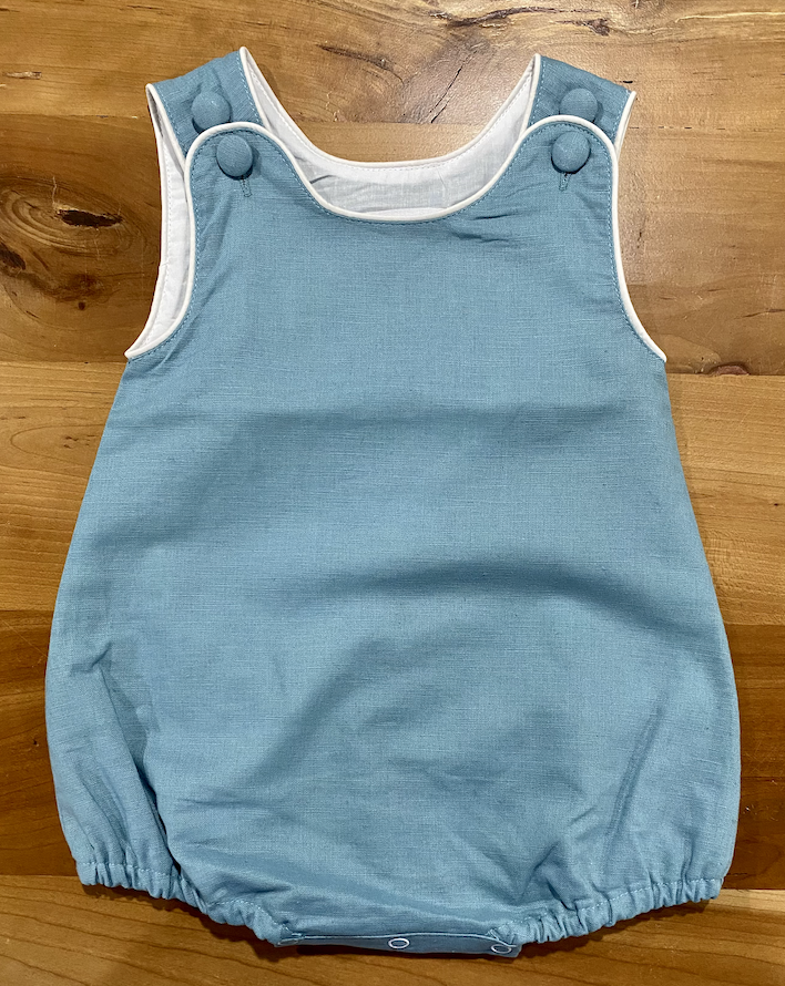 Blue Bubble Romper 3 - 6 m