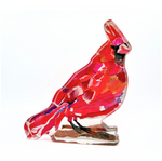 VISITING CARDINAL ACRYLIC BLOCK