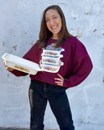 Maroon Vintage Corning Ware Sweatshirt