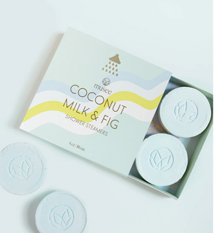 
            
                Load image into Gallery viewer, Coconut Milk &amp;amp; Fig Shower Steamers
            
        