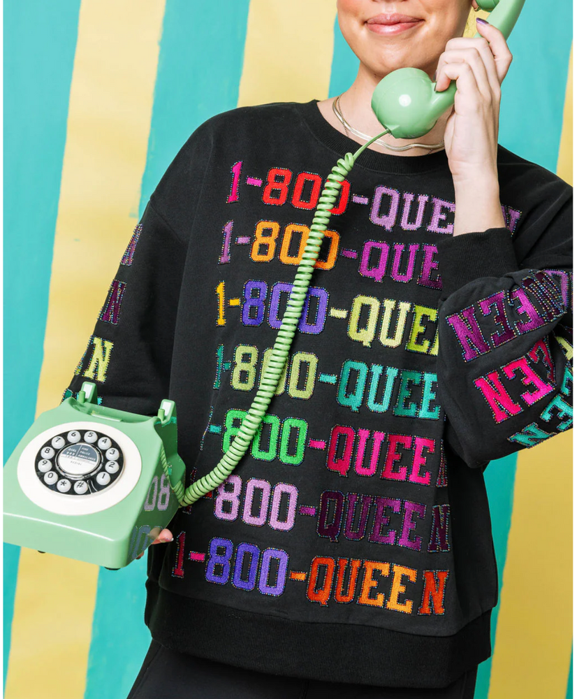 Black 1-800-Queen Sweatshirt