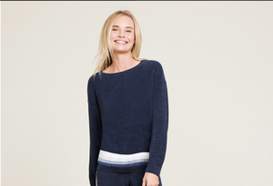 CCUL Multi Stripe Pullover - Indigo Multi