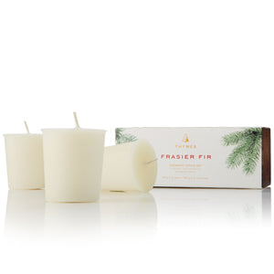 
            
                Load image into Gallery viewer, Frasier Fir Aromatic Votive Set of 3 - 2 oz ea.
            
        