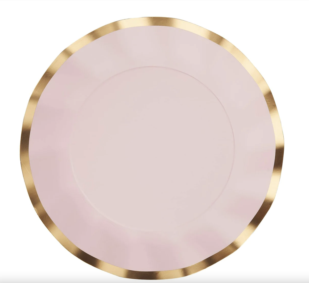 
            
                Load image into Gallery viewer, Wavy Dinner Paper Plate Everyday Blush - 10 in - 8 pk
            
        
