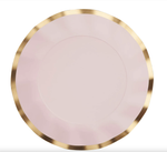 Wavy Dinner Paper Plate Everyday Blush - 10 in - 8 pk
